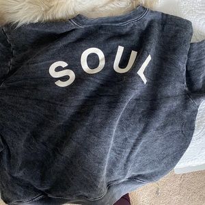 Soul cycle skull sweatshirt